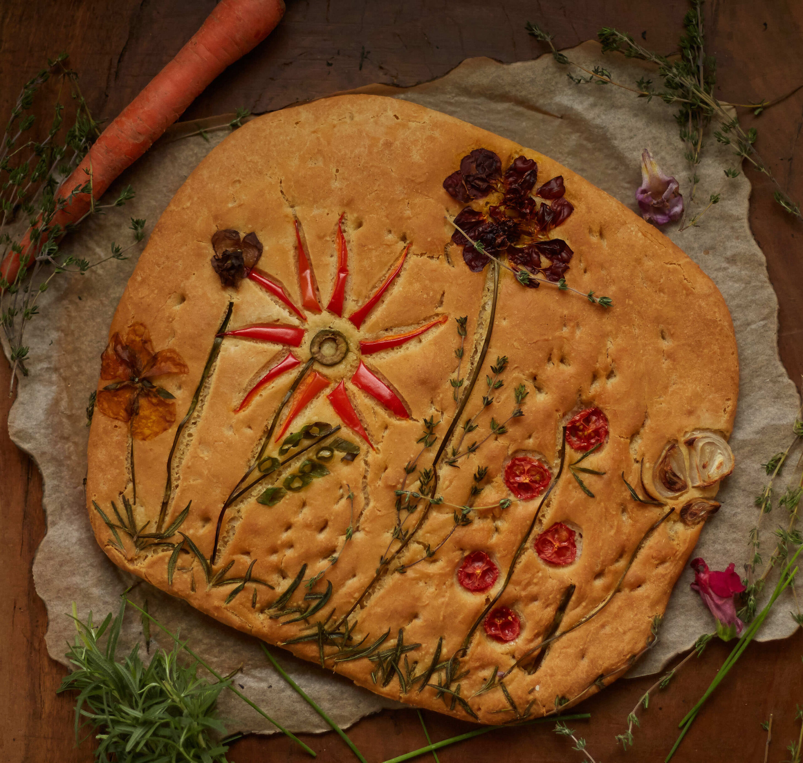 Gluten Free Focaccia Garden